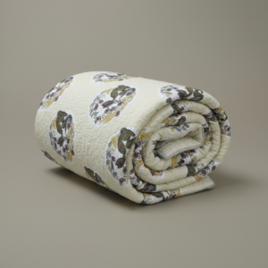 The Meadow Muse Reversible Quilted Bedspread